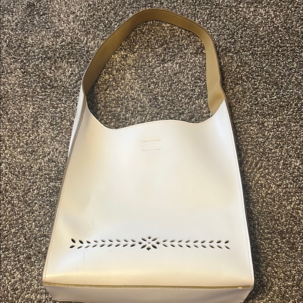 Mondani New York White vintage Shoulder Bag